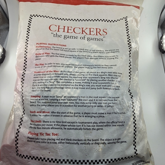 Multiplex Designs Oversized Checker Games – Big Fun for All Ages - Picture 2 of 3